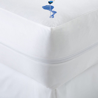 Funda de colchón impermeable transpirable doble textil para el hogar