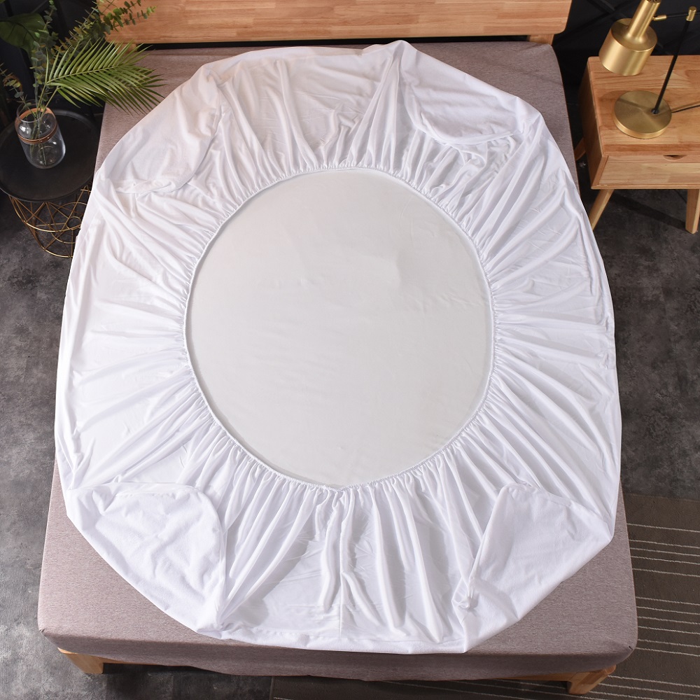 Protector de Colchón Impermeable Libre de Alérgenos Confort Blanco
