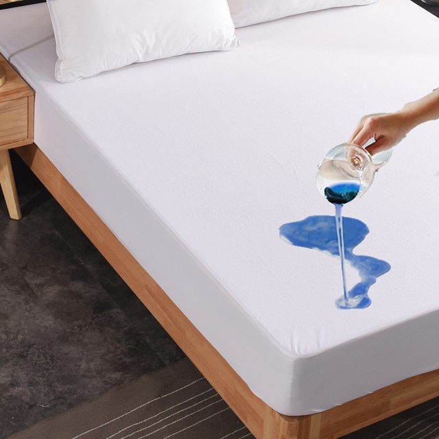 Funda de colchón impermeable antibacteriana a prueba de polvo para hotel
